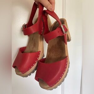 MIA Red Greta Strappy Sandals size 38